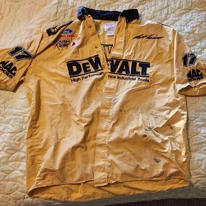 Vintage, Men's XL, Cotton, DeWalt, Matt Kenseth, #17, short sleeve shirt, used